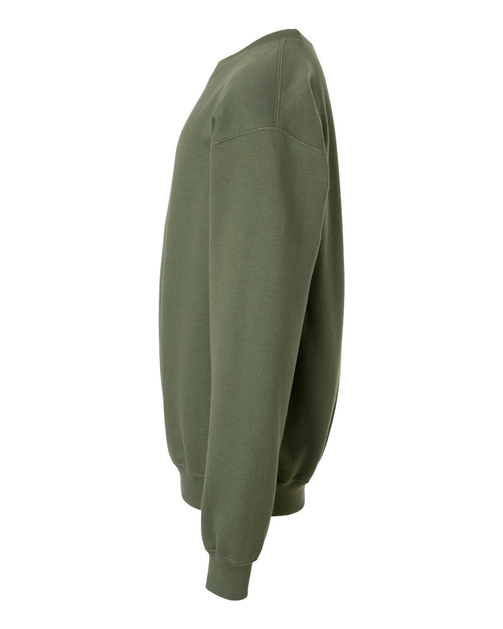 Gildan Sf000b Youth Softstyle Midweight Crewneck Sweatshirt - Military Green