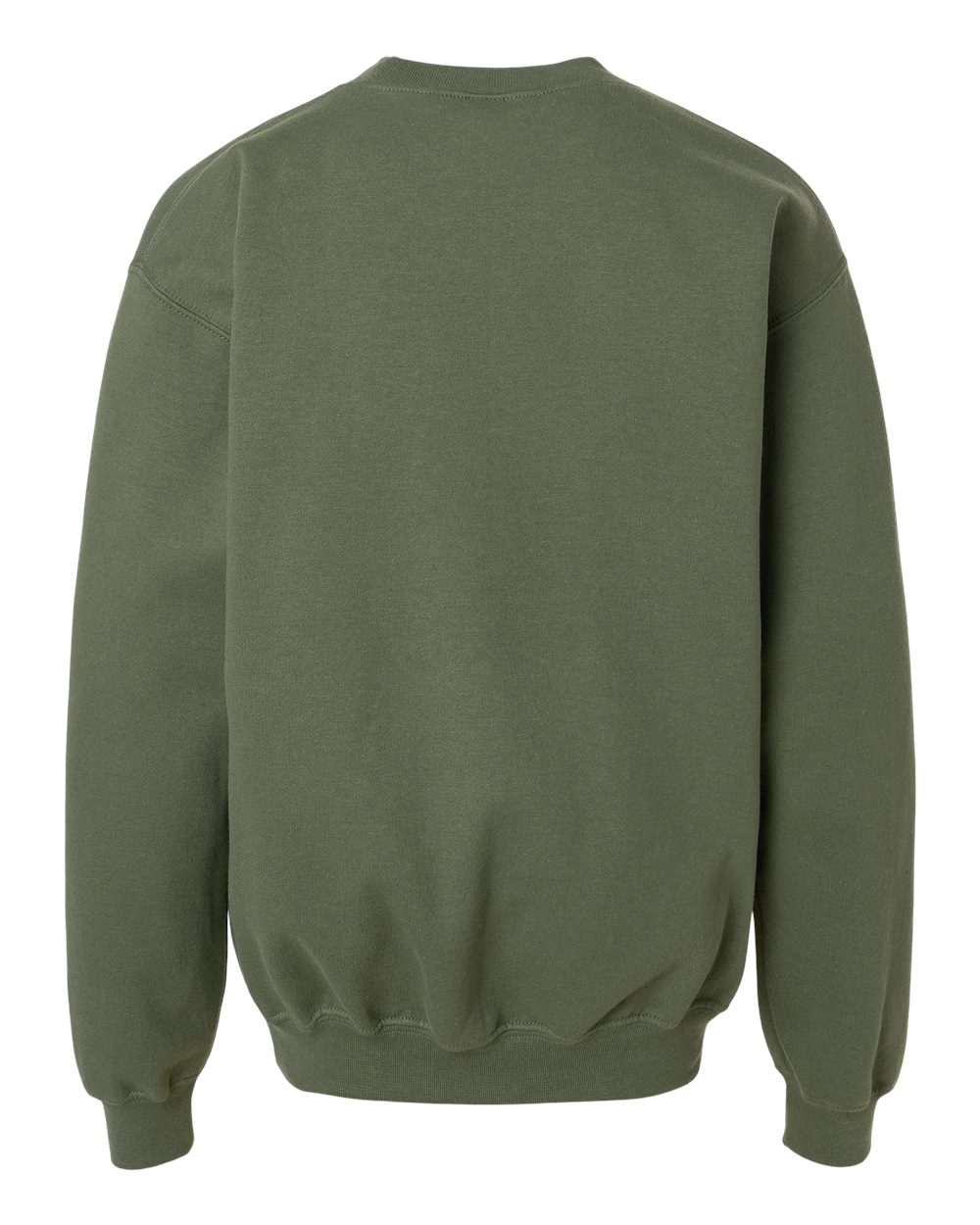 Gildan Sf000b Youth Softstyle Midweight Crewneck Sweatshirt - Military Green
