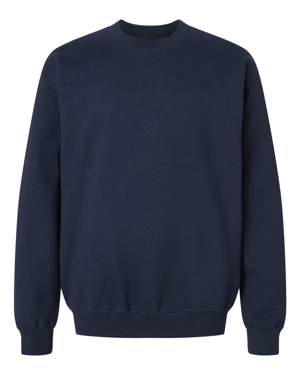 Gildan Sf000b Youth Softstyle Midweight Crewneck Sweatshirt - Navy