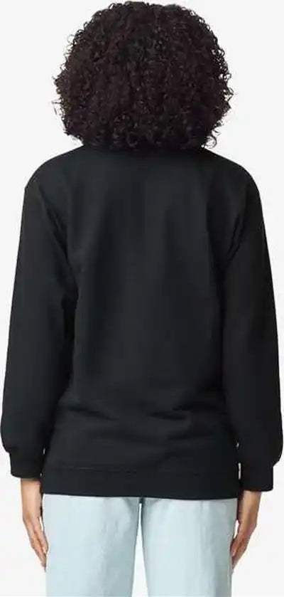 Gildan Sf008 Softstyle Midweight 1/4 Zip Sweatshirt Black