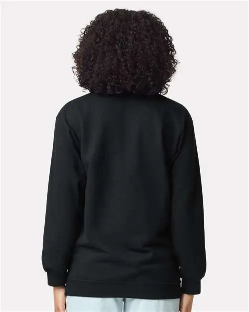 Gildan Sf008 Softstyle® Midweight 1/4 Zip Sweatshirt - Black