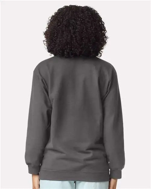Gildan Sf008 Softstyle® Midweight 1/4 Zip Sweatshirt - Charcoal