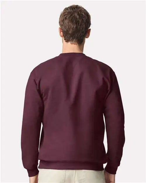 Gildan Sf008 Softstyle® Midweight 1/4 Zip Sweatshirt - Maroon