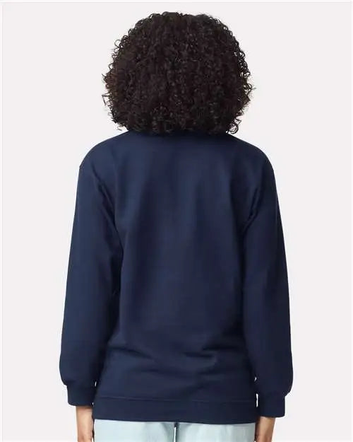 Gildan Sf008 Softstyle® Midweight 1/4 Zip Sweatshirt - Navy
