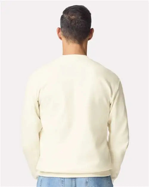 Gildan Sf008 Softstyle® Midweight 1/4 Zip Sweatshirt - off White