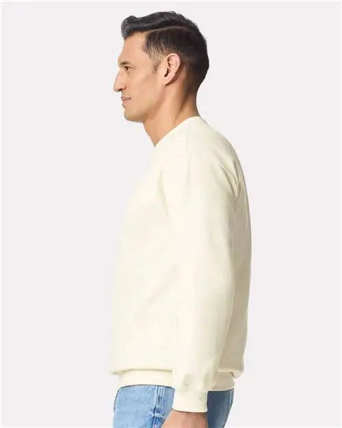 Gildan Sf008 Softstyle® Midweight 1/4 Zip Sweatshirt - off White
