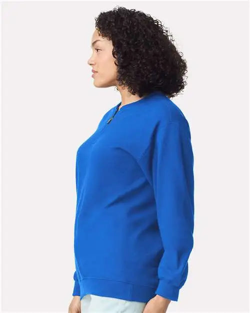 Gildan Sf008 Softstyle® Midweight 1/4 Zip Sweatshirt - Royal