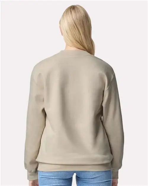 Gildan Sf008 Softstyle® Midweight 1/4 Zip Sweatshirt - Sand