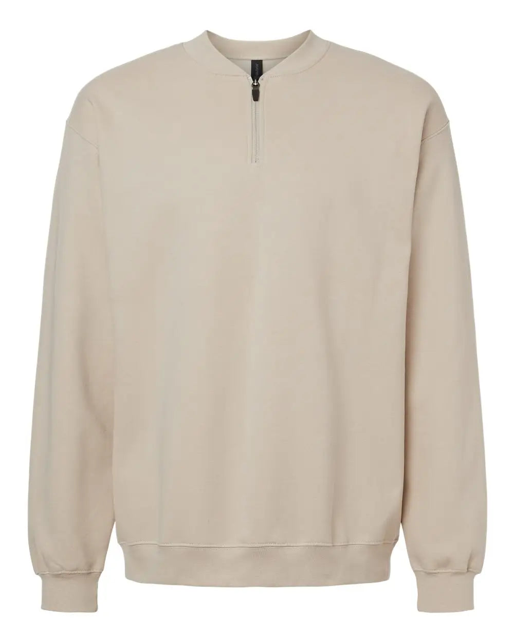 Gildan Sf008 Softstyle® Midweight 1/4 Zip Sweatshirt - Sand - s