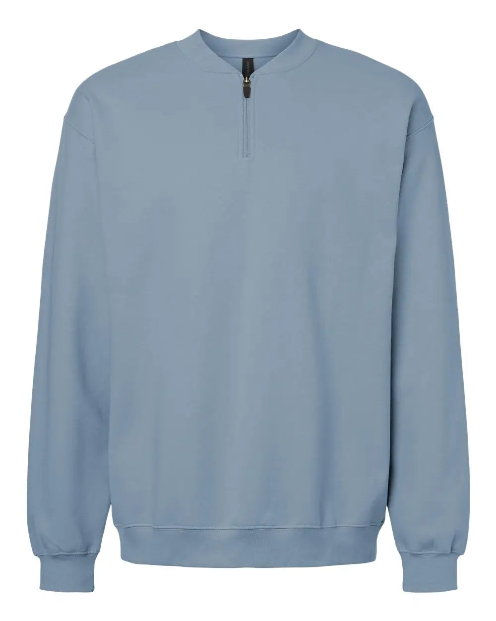 Gildan Sf008 Softstyle® Midweight 1/4 Zip Sweatshirt - Stone Blue - s