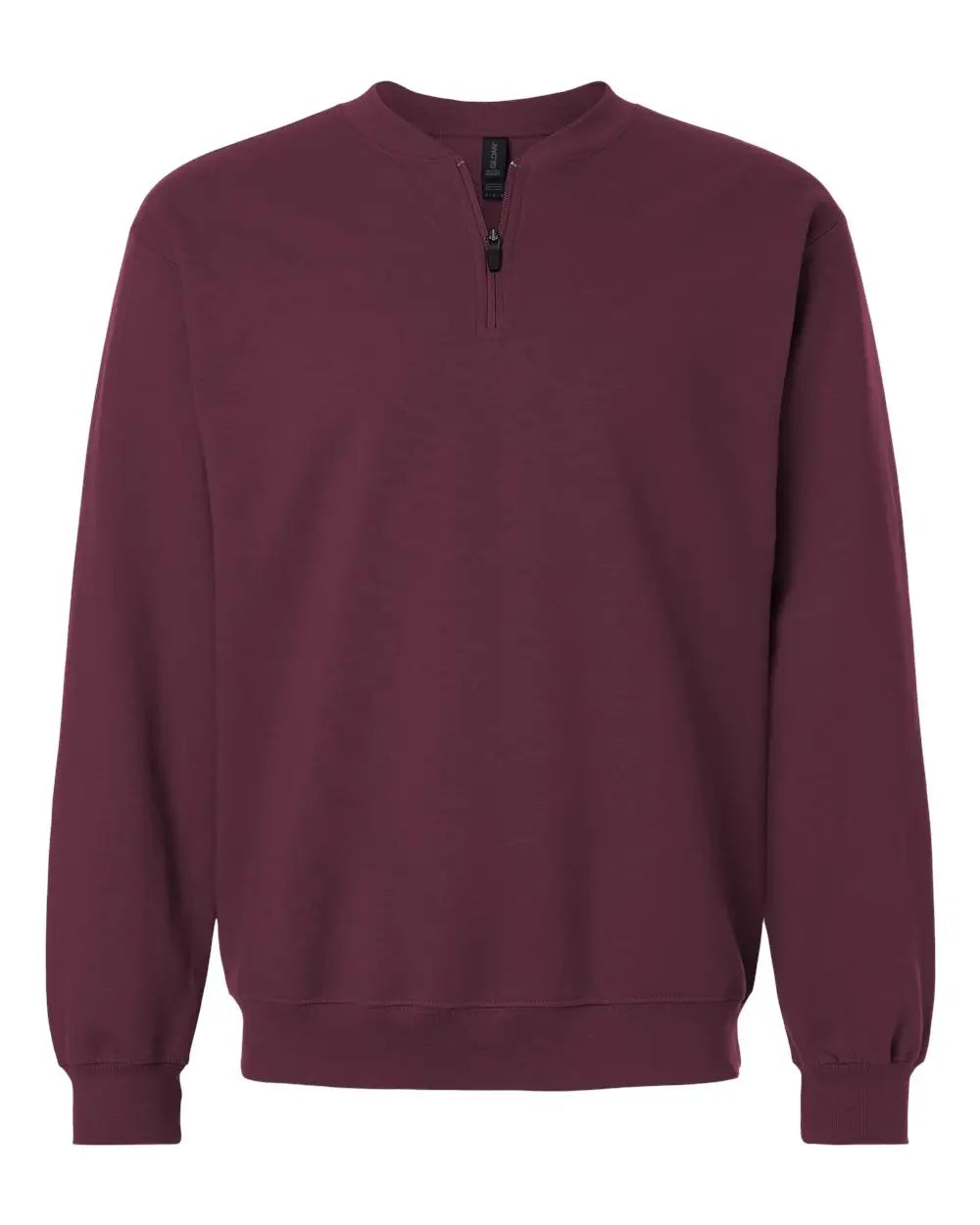Gildan Sf008 Softstyleâ Midweight 1/4 Zip Sweatshirt - Maroon