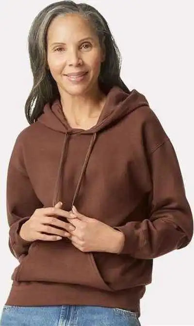 Gildan Sf500 Softstyle Midweight Hooded Sweatshirt - Cocoa