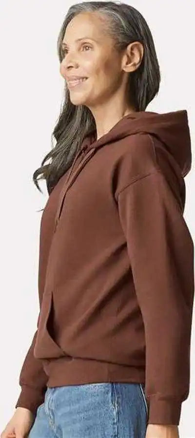 Gildan Sf500 Softstyle Midweight Hooded Sweatshirt - Cocoa