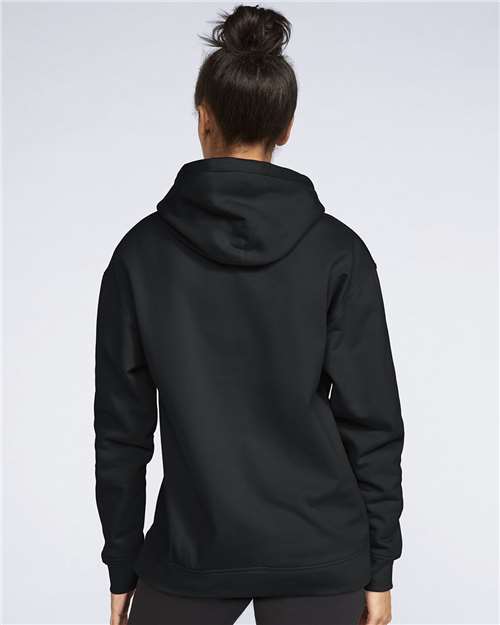 Gildan Sf500 Softstyle Midweight Hooded Sweatshirt - Heather Black