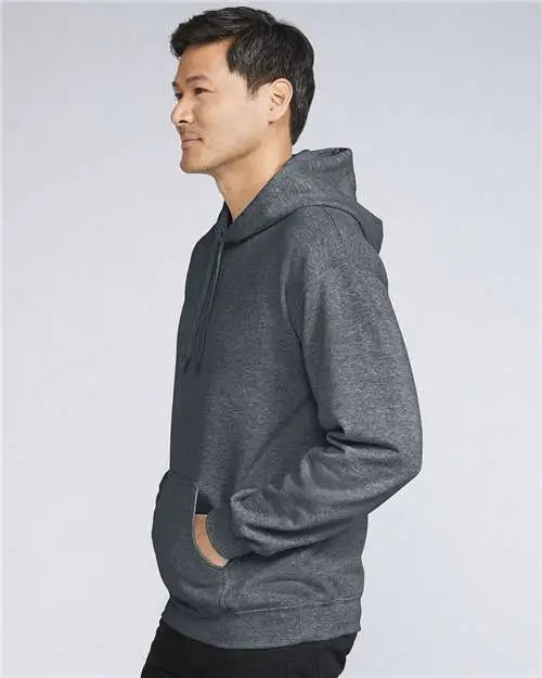 Gildan Sf500 Softstyle® Midweight Hooded Sweatshirt - Dark Heather
