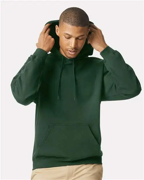 Gildan Sf500 Softstyle® Midweight Hooded Sweatshirt - Forest Green