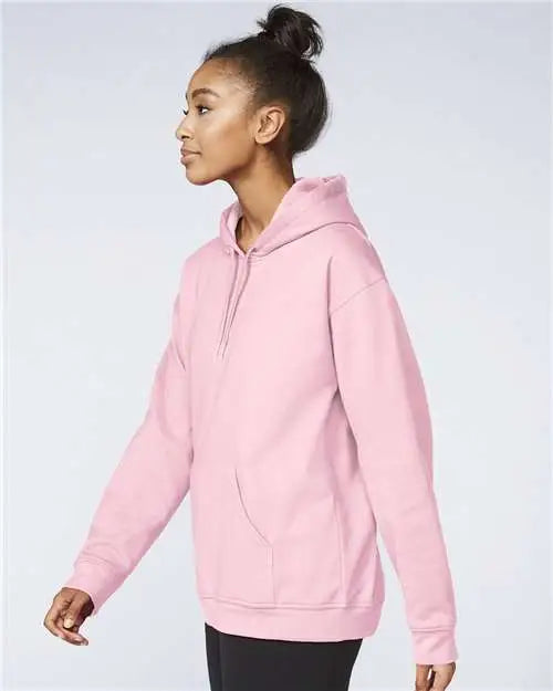 Gildan Sf500 Softstyle® Midweight Hooded Sweatshirt - Light Pink