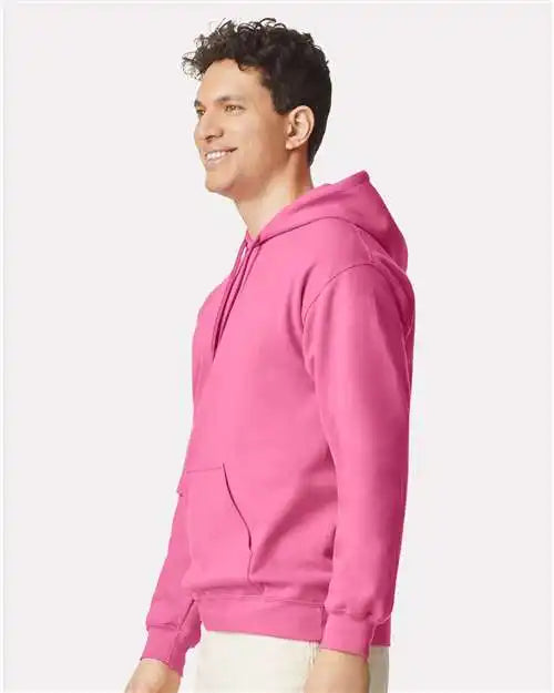 Gildan Sf500 Softstyle® Midweight Hooded Sweatshirt - Pink Lemonade