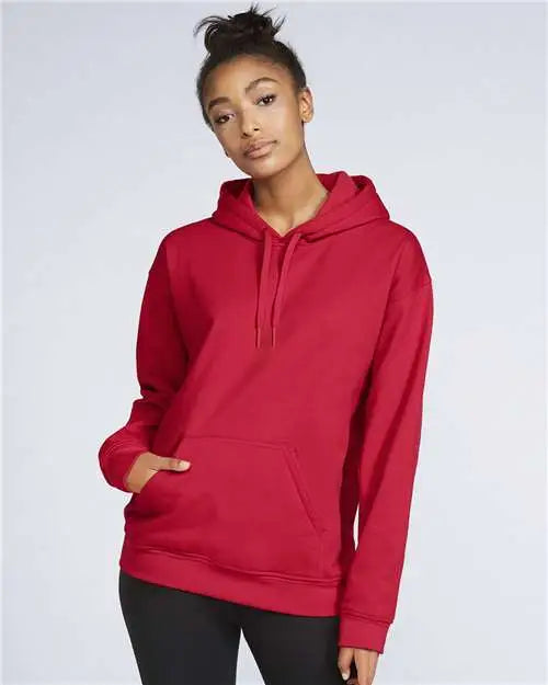 Gildan Sf500 Softstyle® Midweight Hooded Sweatshirt - Red