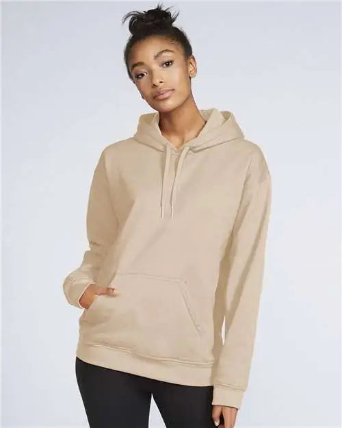 Gildan Sf500 Softstyle® Midweight Hooded Sweatshirt - Sand