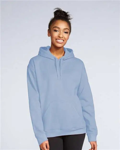 Gildan Sf500 Softstyle® Midweight Hooded Sweatshirt - Stone Blue
