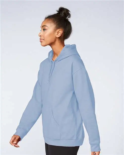 Gildan Sf500 Softstyle® Midweight Hooded Sweatshirt - Stone Blue