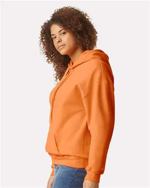 Gildan Sf500 Softstyle® Midweight Hooded Sweatshirt - Tangerine