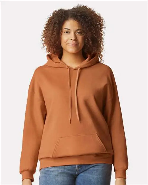 Gildan Sf500 Softstyle® Midweight Hooded Sweatshirt - Texas Orange