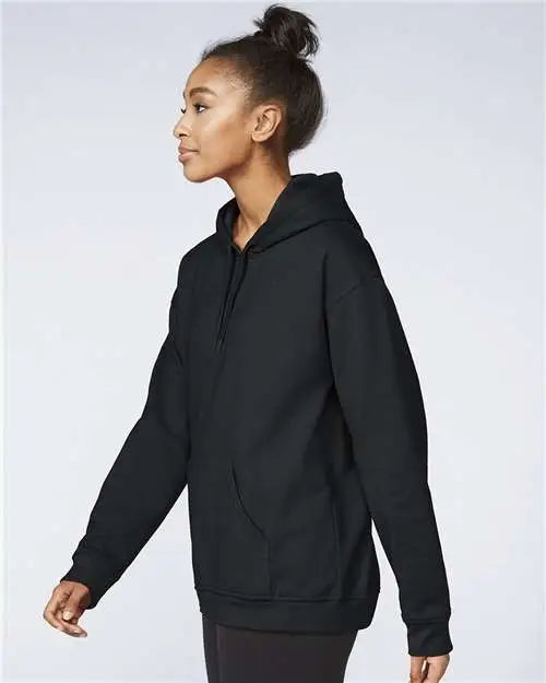 Gildan Sf500 Softstyleâ Midweight Hooded Sweatshirt - Black