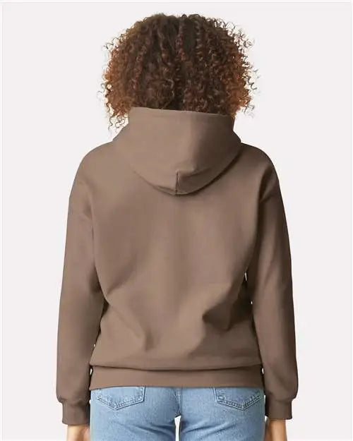 Gildan Sf500 Softstyleâ Midweight Hooded Sweatshirt - Brown Savana