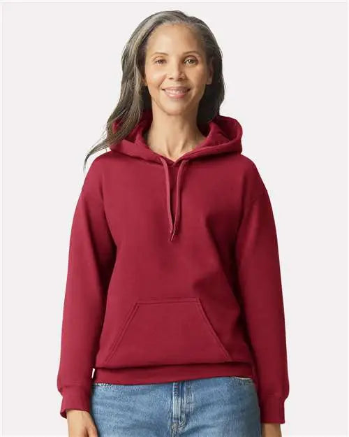 Gildan Sf500 Softstyleâ Midweight Hooded Sweatshirt - Cardinal