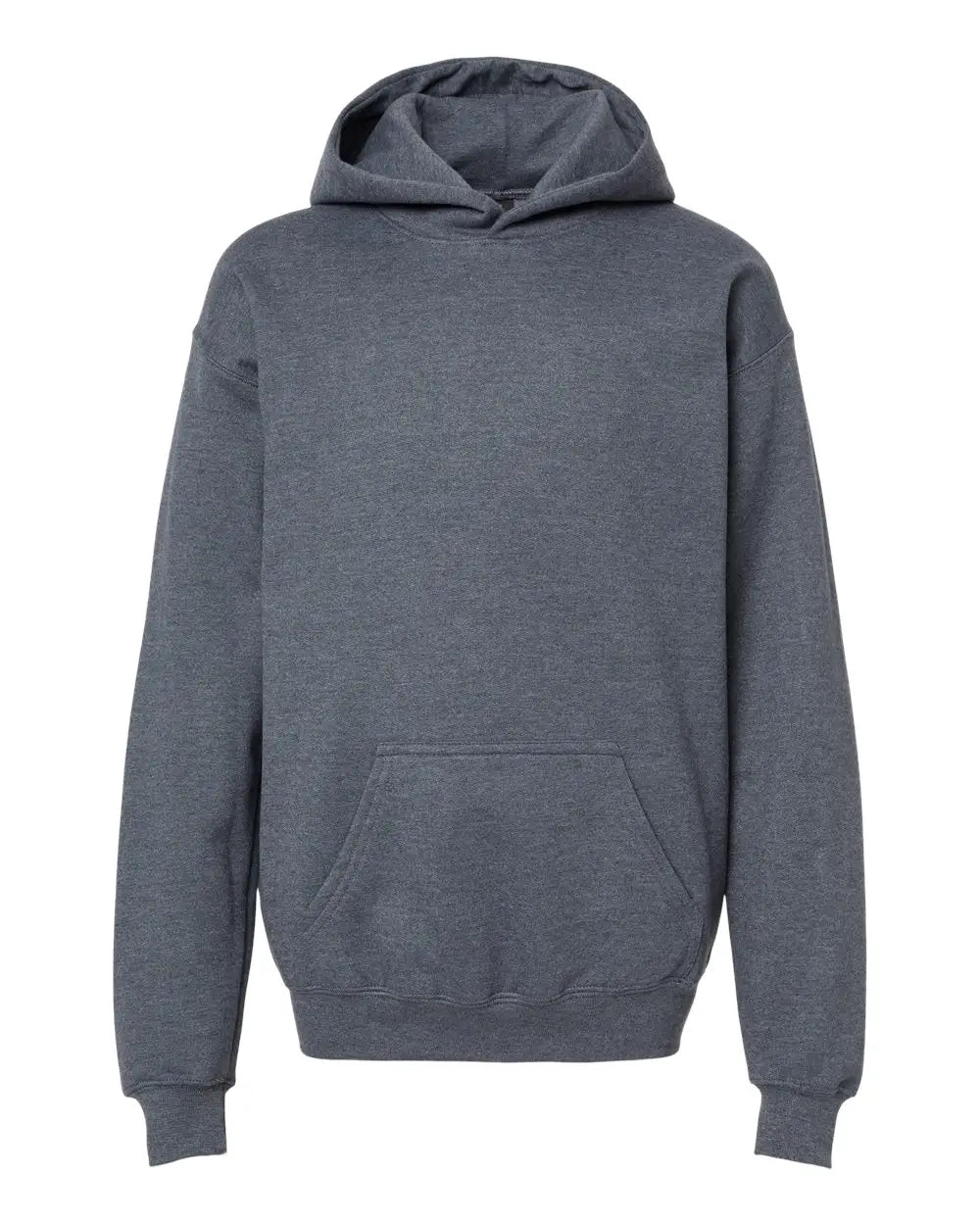 Gildan Sf500b Softstyle® Youth Midweight Hooded Sweatshirt - Dark Heather - Xs