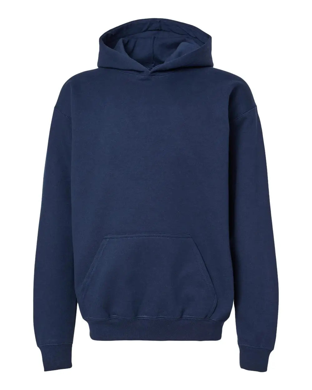 Gildan Sf500b Softstyle® Youth Midweight Hooded Sweatshirt - Navy - Xs