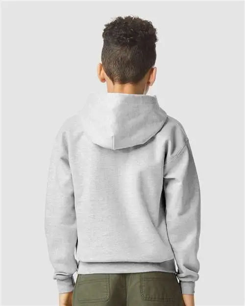 Gildan Sf500b Softstyle® Youth Midweight Hooded Sweatshirt - Sport Grey