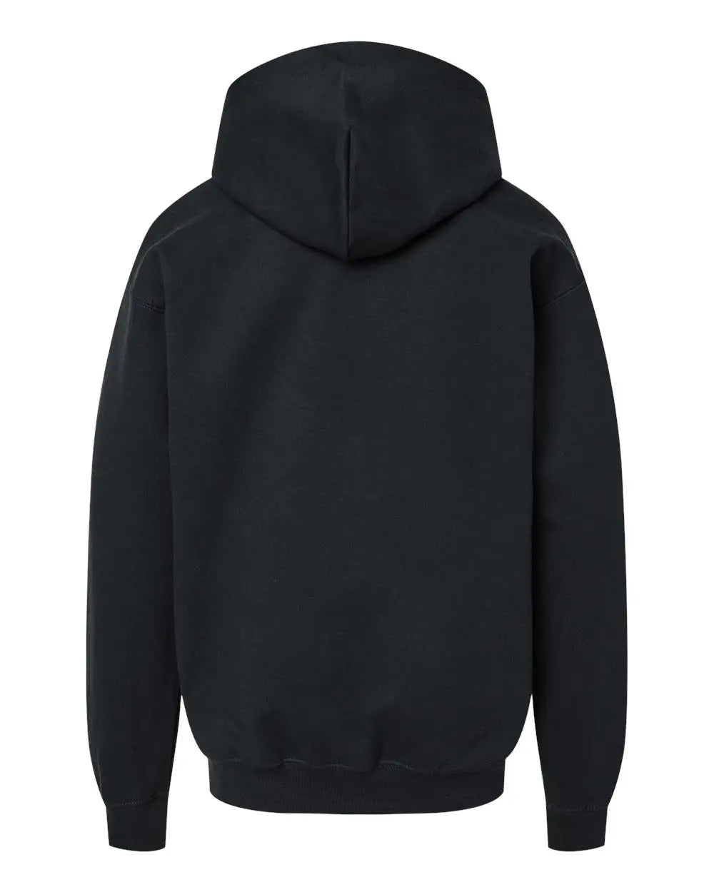 Gildan Sf500b Softstyleâ Youth Midweight Hooded Sweatshirt - Black