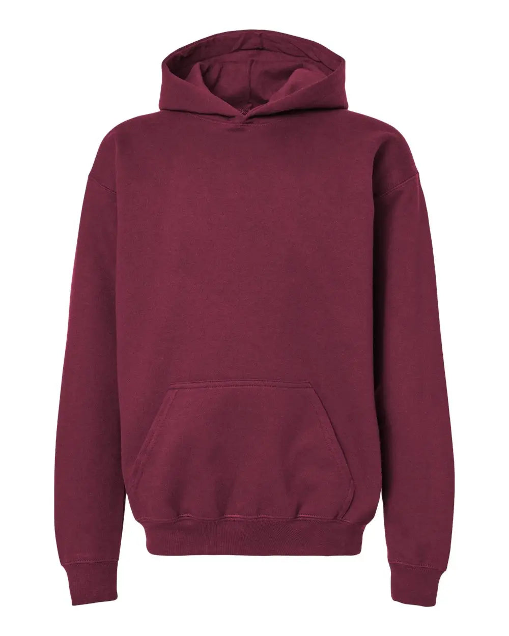 Gildan Sf500b Softstyleâ Youth Midweight Hooded Sweatshirt - Maroon