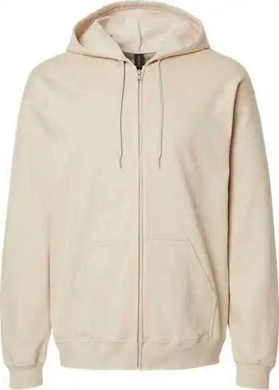 Gildan Sf600 Softstyle Full Zip Hooded Sweatshirt Sand