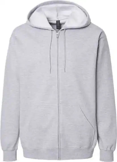 Gildan Sf600 Softstyle Full Zip Hooded Sweatshirt Sport Gray