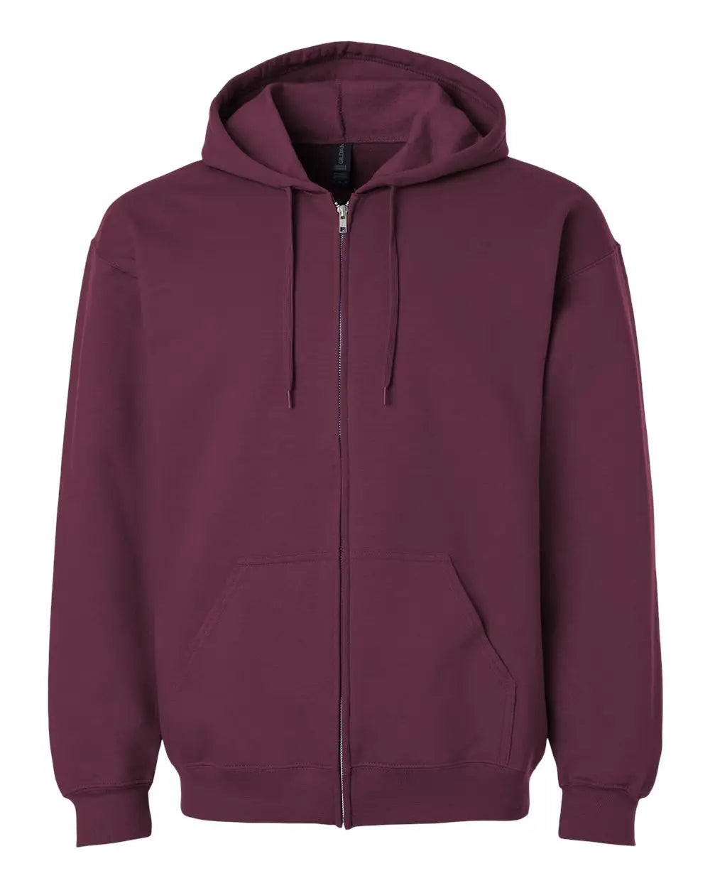 Gildan Sf600 Softstyle® Full-zip Hooded Sweatshirt - Maroon - s