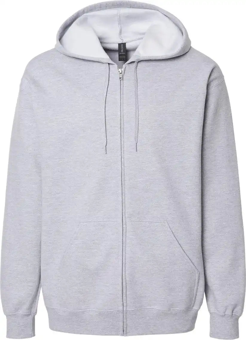 Gildan Sf600 Softstyle® Full-zip Hooded Sweatshirt - Sport Grey - s
