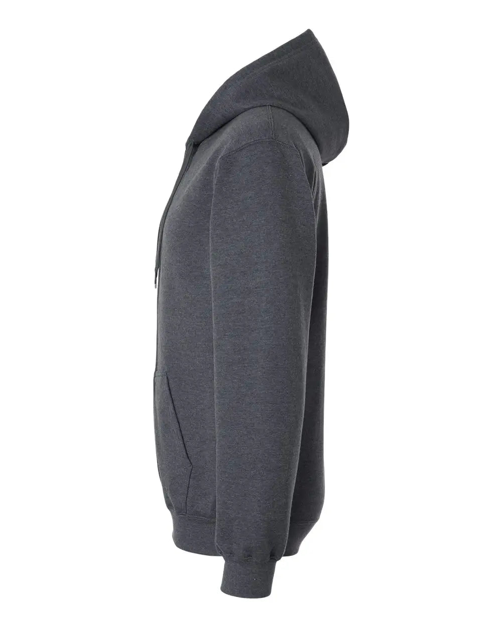Gildan Sf600 Softstyleâ Full-zip Hooded Sweatshirt - Dark Heather
