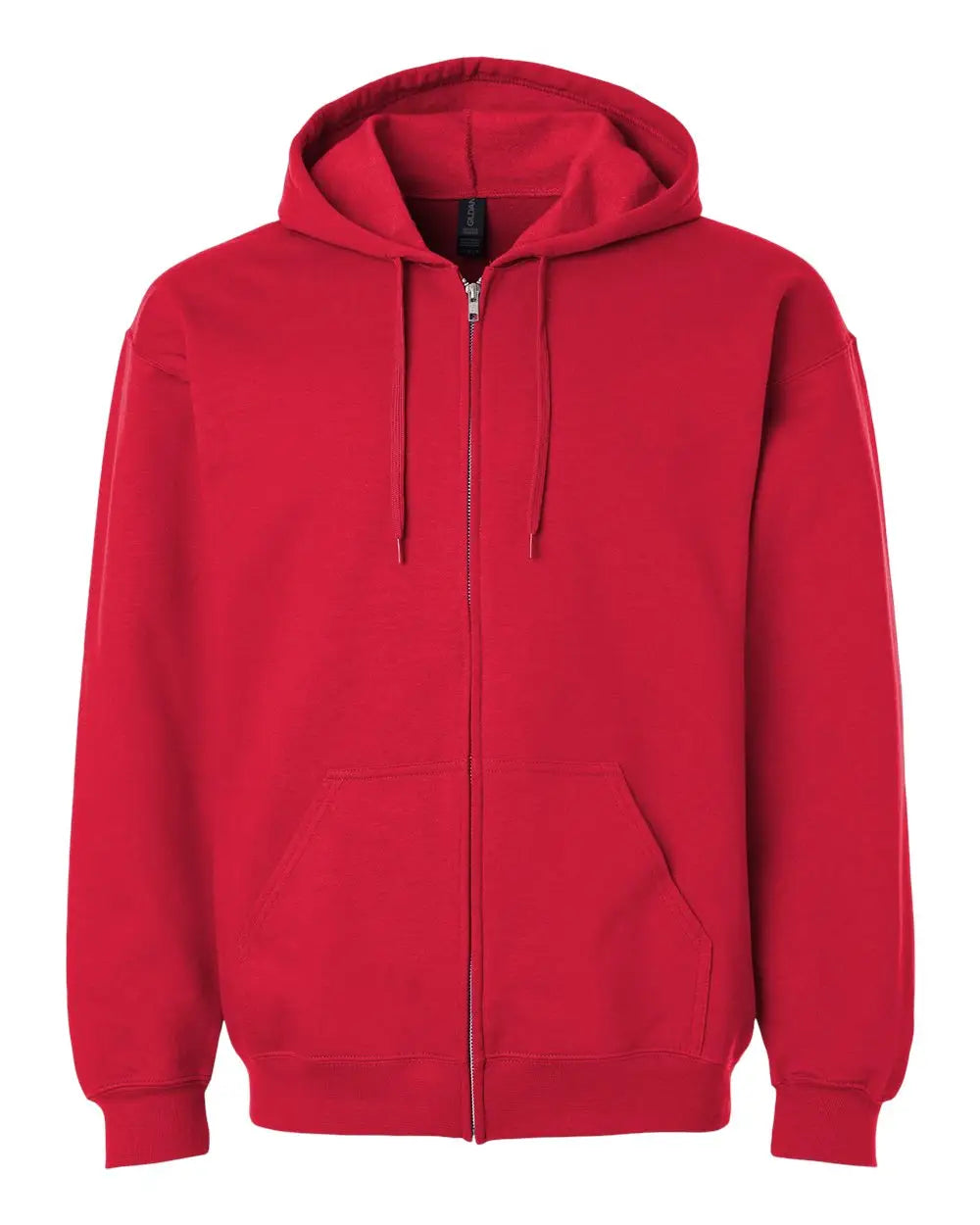 Gildan Sf600 Softstyleâ Full-zip Hooded Sweatshirt - Red