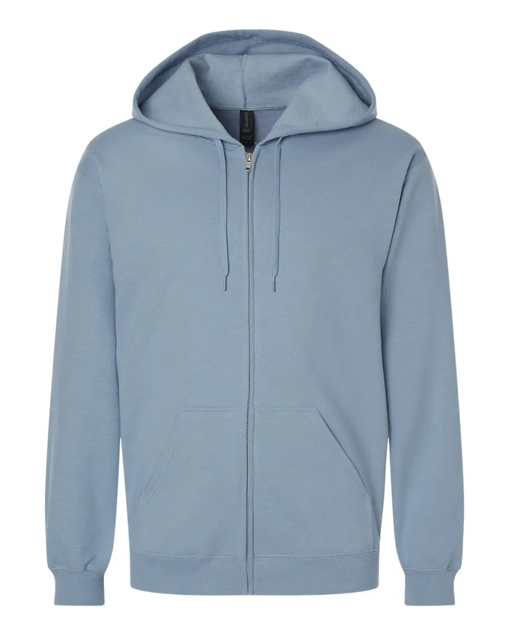 Gildan Sf600 Softstyleâ Full-zip Hooded Sweatshirt - Stone Blue