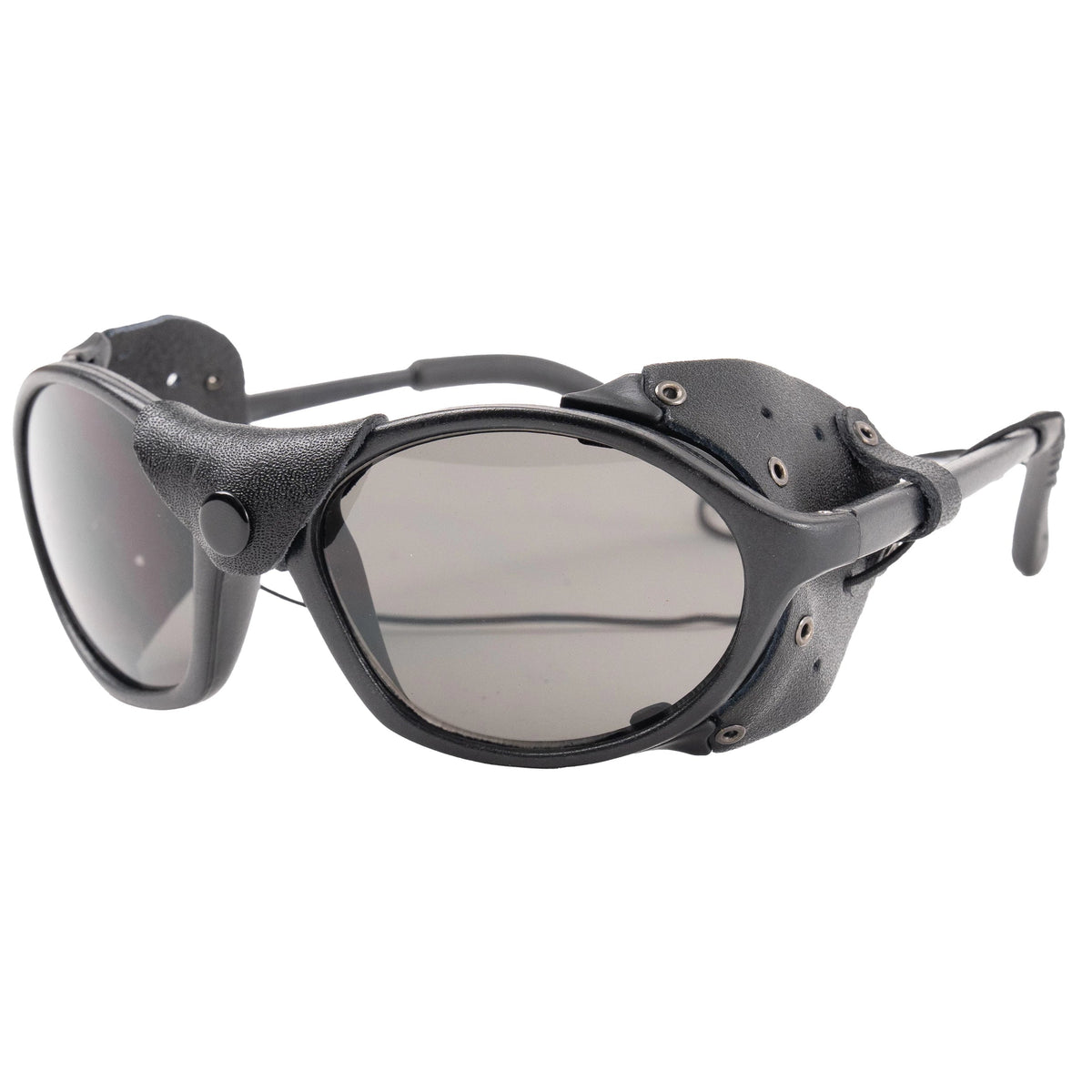 Glacier Sunglasses with Wind Guard - Black