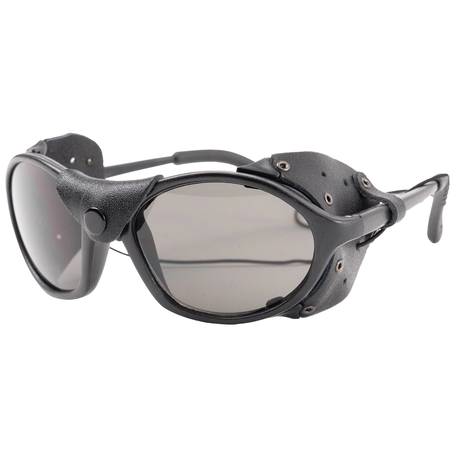 Glacier Sunglasses with Wind Guard - Black