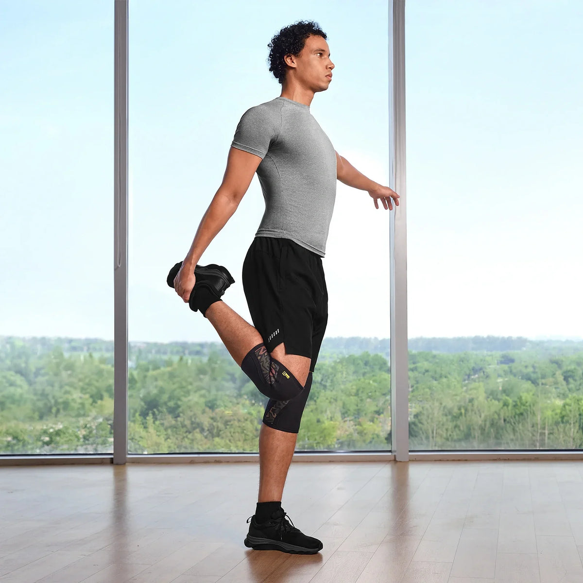 Glide-brace Knee Support