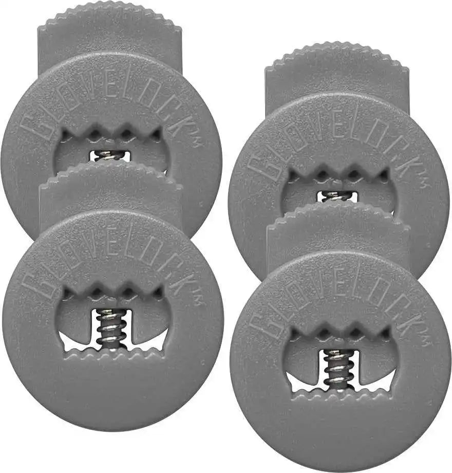Glovelocks 4 Pack - Silver - Gray