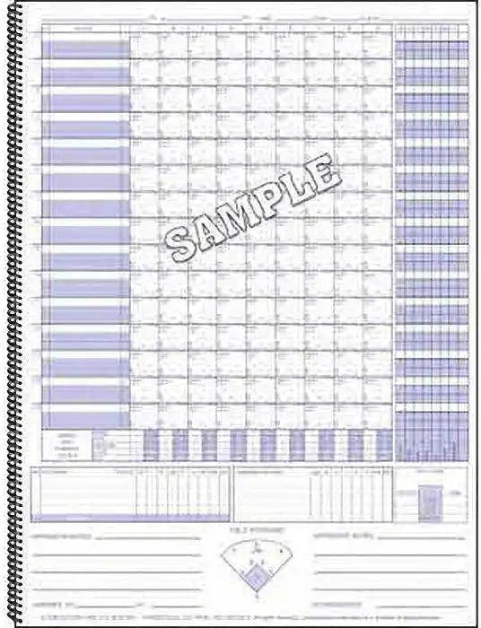 Glover’s Baseball Softball Scorebooks (24 Games) - 1 Ea