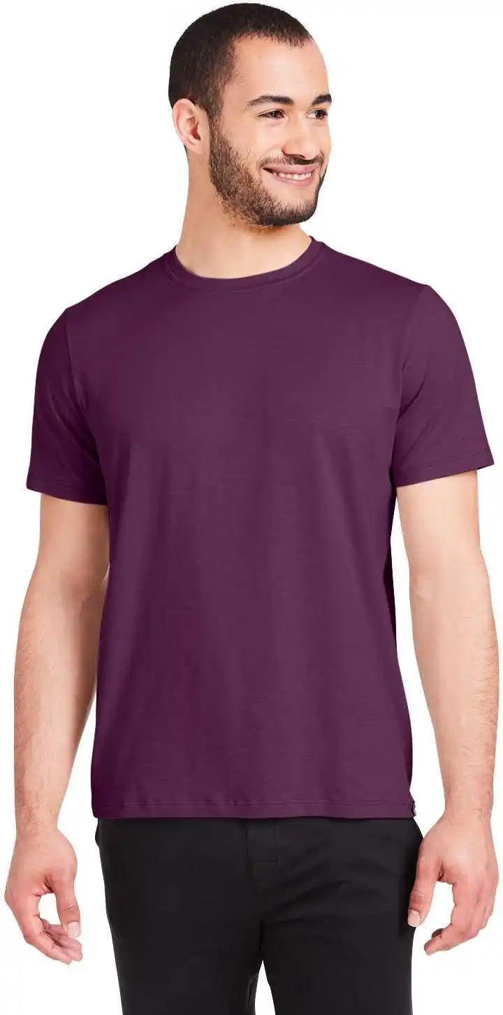 Glyder Mdp1655 Men’s Lumasof Oliver Slub T-shirt - Mulberry