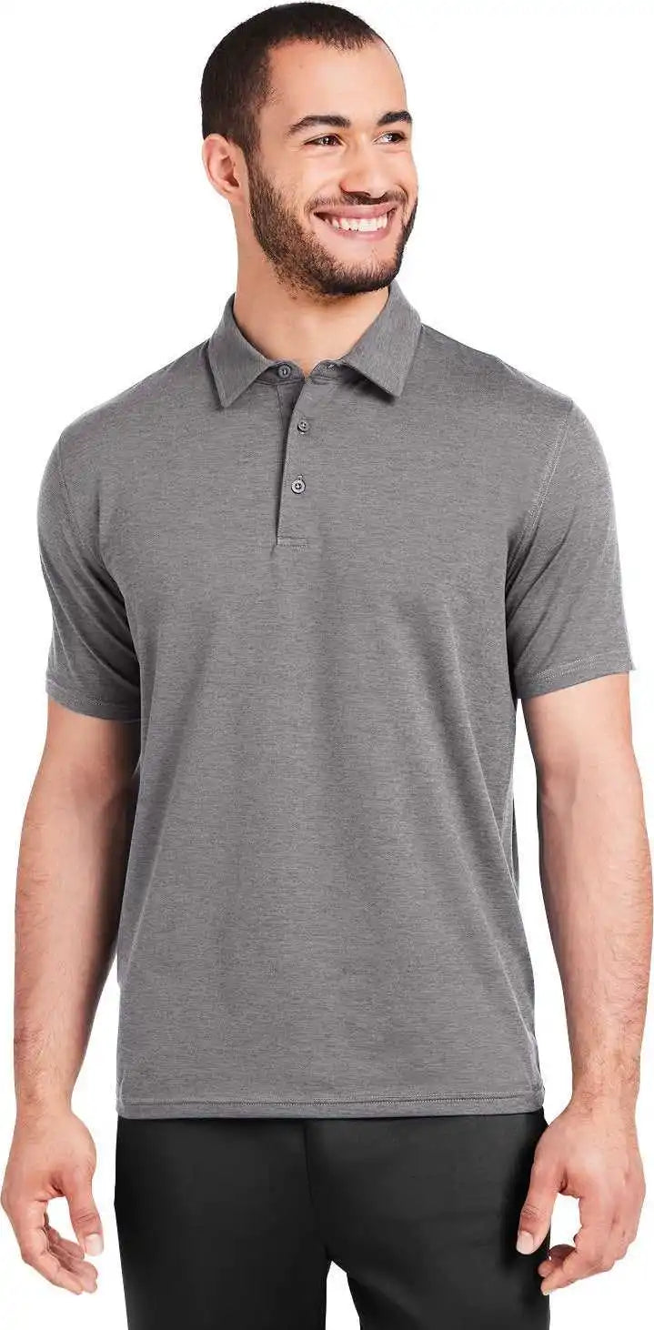 Glyder Mdp1799 Men’s Marbled Fairway Polo - Ash Grey